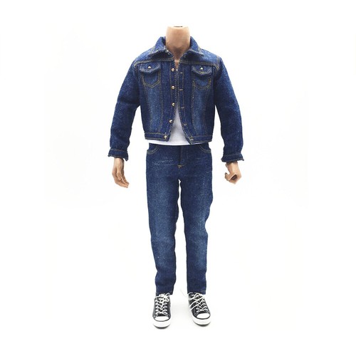 Giacca denim blu uomo - , 1/6